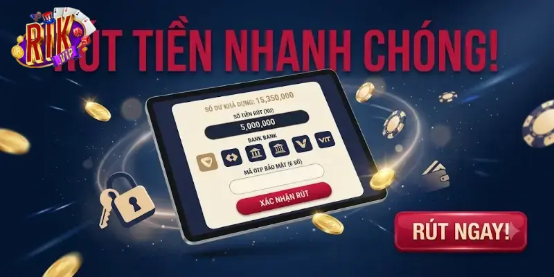 Rút tiền về máy chỉ trong vài thao tác