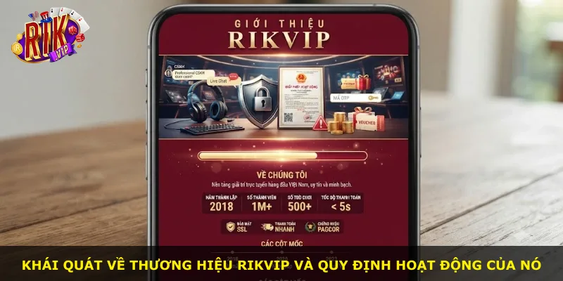 Khái quát về thương hiệu Rikvip và quy định hoạt động của nó