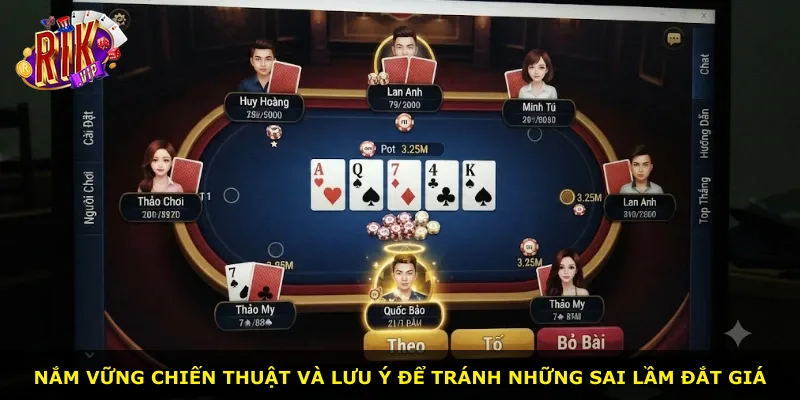 Nắm vững chiến thuật và lưu ý để tránh những sai lầm đắt giá