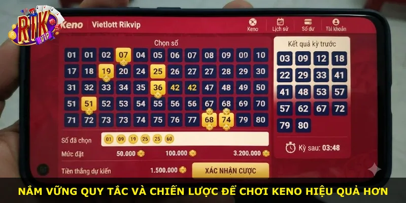 Nắm vững quy tắc và chiến lược để chơi Keno hiệu quả hơn