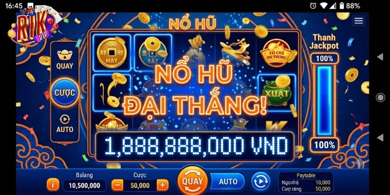 Nổ Hũ Rikvip Săn Thưởng Cực Vui, Chơi Dễ Trúng Lớn Mỗi Ngày