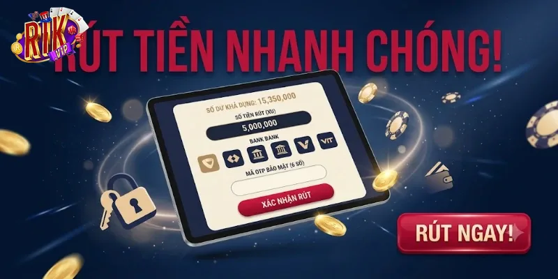 Rút Tiền Rikvip An Toàn, Nhận Tiền Nhanh Chóng Chỉ Trong Vài Bước